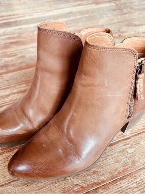 Frye Judith double zip booties